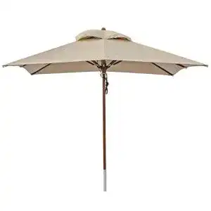 Anndora-Sonnenschirm anndora ® 3 x 3 m eckig + Winddach
