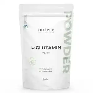 Glutamin Nutri + L- Pulver 500g Vegan, Neutral & hochdosiert