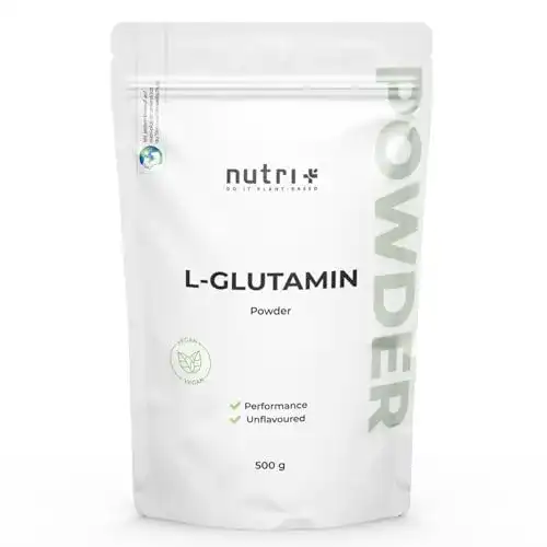 Glutamin Nutri + L- Pulver 500g Vegan, Neutral & hochdosiert