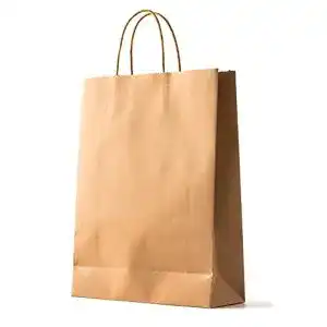 Papiertüten PAKNOR ® 24 Stk. Braun mit Henkel 24 x 31 x 11 cm