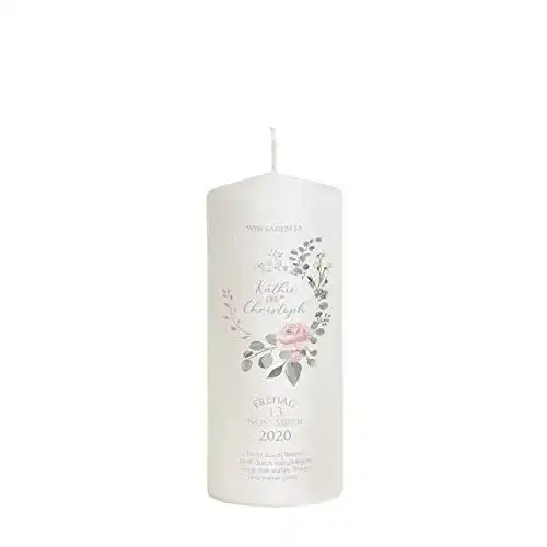 Hochzeitskerze Mia Sanis SUPERFOODS Liamoria® 20 x 8 cm