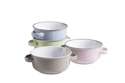 Suppentasse MÄSER 931611 Serie Maila Buntes Set für 4 Personen