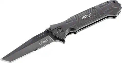 Walther-Messer Walther Messer Black Tac Tanto Knife, 199mm