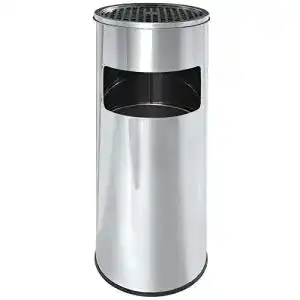Standaschenbecher TecTake 30L Aschenbecher mit Mülleimer
