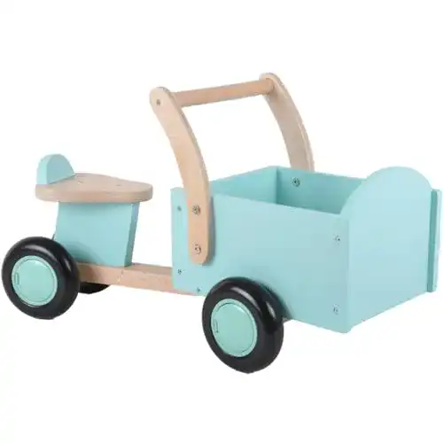 Rutschauto (Holz) Bandits & Angels Vierrad mit Transportbox