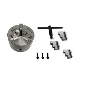 Drechselfutter paulimot Dreibackenfutter für Drehbank, 100 mm