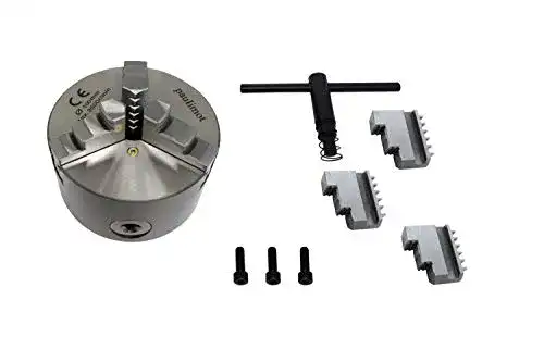 Drechselfutter paulimot Dreibackenfutter für Drehbank, 100 mm
