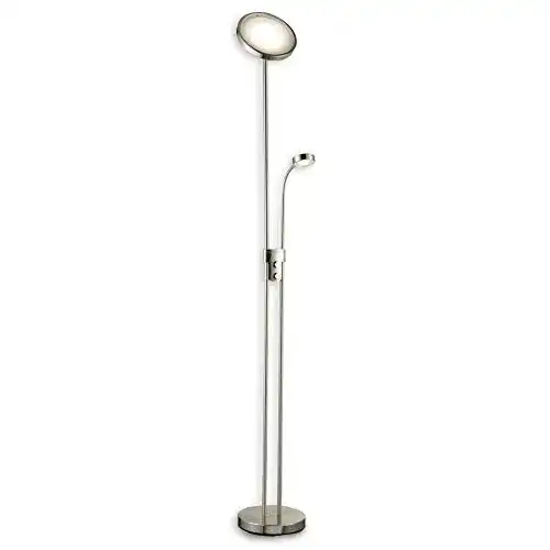 Stehlampe B.K.Licht LED Stehleuchte dimmbar mit Leselampe