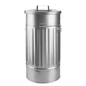 Metalltonne Butlers Retro-Mülltonne OSKAR 40 Liter, Tragegriffe