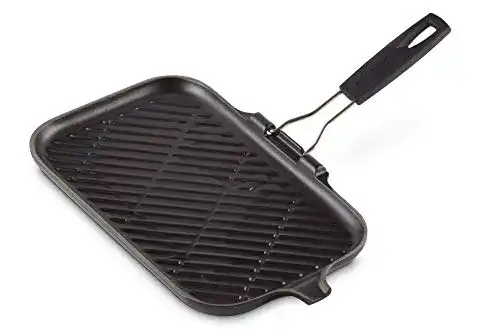 Le-Creuset-Grillpfanne LE CREUSET Gusseisen-Steakgrillpfanne