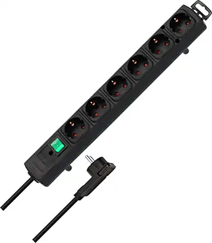 Steckdosenleiste mit Flachstecker Brennenstuhl Comfort-Line Plus