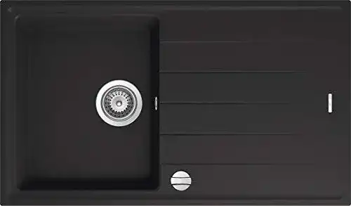 Spülbecken (schwarz) Victory S780 Granitspüle 78x50cm