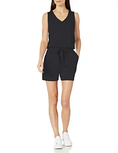 Jumpsuit Amazon Essentials Damen Studio-Frotteefleece-Anzug