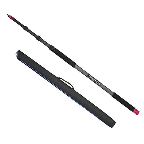 Tonangel Andoer Mikrofon Boompole, Kamera Einbeinstativ leicht