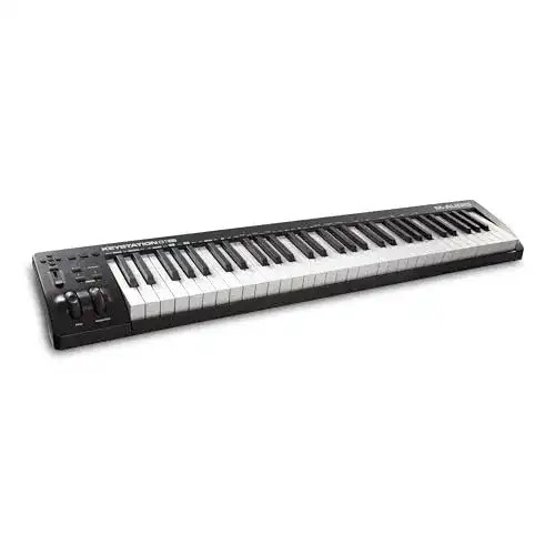 Die beste Midi-Keyboard M-Audio Keystation 61 MKIII - Kompakter 61-Tasten 2026 Test Bestseller Midi-Keyboard M-Audio Keystation 61 MKIII – Kompakter 61-Tasten