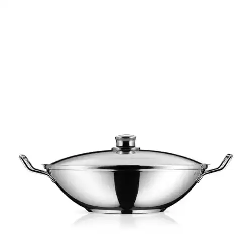 Wokpfanne WMF Party Taiwan Induktion 36 cm, mit Deckel