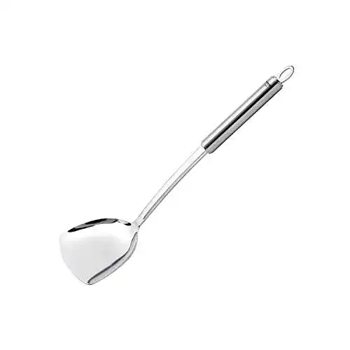 Wok-Wender Weiss Supremissima, Edelstahl, Silber
