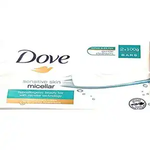 Arztseife Dove Empfindliche Haut – Hypoallergene Seife, 2 x 100g