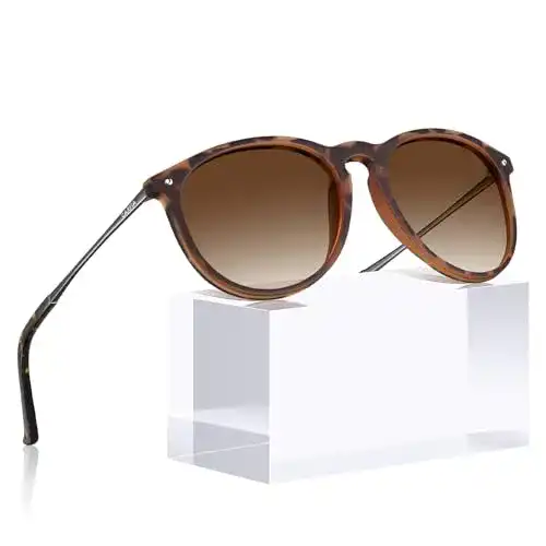 Polarisierte Sonnenbrille CARFIA Vintage Blaulichtfilte UV400