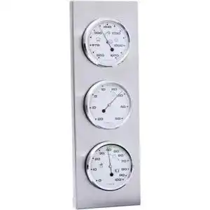 Analoge Wetterstation Sunartis 3-4013 THB197 aus Edelstahl
