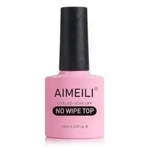 Top Coat AIMEILI No Wipe Überlack UV LED Gellack 10ml