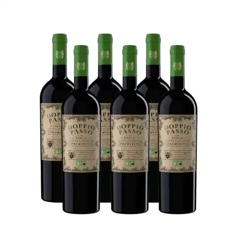 Bio-Rotwein Doppio Passo Primitivo BIO, Rotwein Italien (6 x 0,75l)