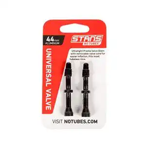 Tubeless-Ventil NoTubes Universal Ventil Aluminium, schwarz