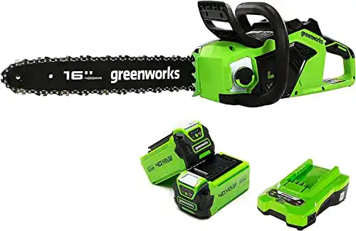Kettensäge 40 cm Greenworks Tools GD40CS18K2X Akku