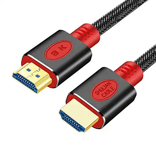 8K-HDMI-Kabel SHULIANCABLE 8K HDMI Kabel, HDMI 2.1 Kabel 48 Gbps