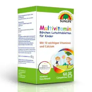Vitamine für Kinder Sunlife Multivitamin Bärchen-Lutschtabletten