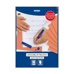 Löschpapier Stylex Löschblattblock, A4, 20 Blatt