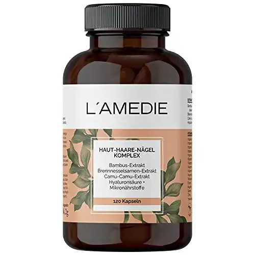 Silizium-Kapseln L´AMEDIE Haut Haare Nägel Kapseln, vegan