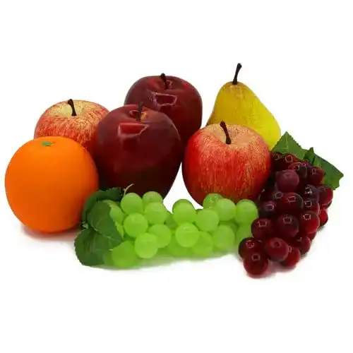 künstliches Obst Laiiqi Künstliche Gefälschte Früchte, 8 Stück