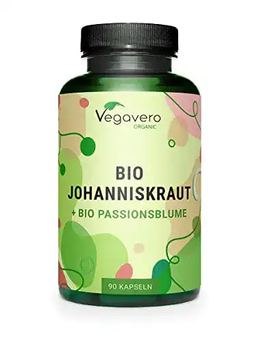 Die beste Johanniskraut Vegavero BIO Kapseln ® Mit PASSIONSBLUME 2026 Test Bestseller Johanniskraut Vegavero BIO Kapseln ® Mit PASSIONSBLUME
