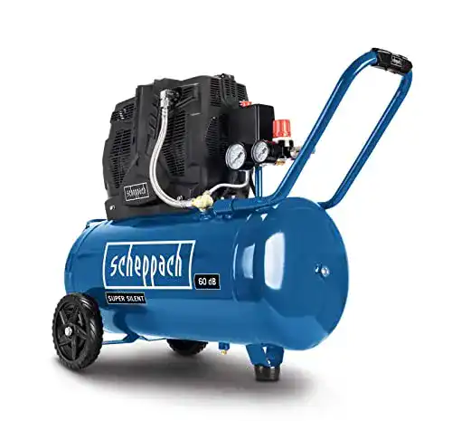 Kompressor 50l Scheppach HC51Si Super Silent Doppelzylinder
