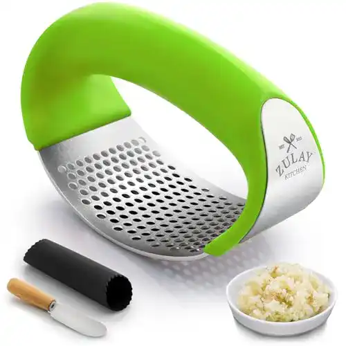 Knoblauchwippe Zulay Kitchen Zulay Edelstahl, Rocker Set