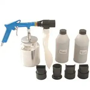 Sandstrahlpistole mit Rückgewinnung CCLIFE 7tlg Druckluft