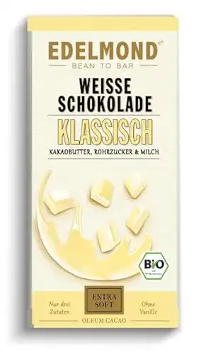 Edelmond-Schokolade Edelmond Weiße Bio Schokolade