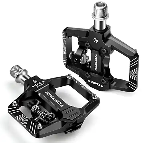 Kombipedal toptrek SPD, 2 in 1 SPD Pedale/Plattform, 9/16 Zoll