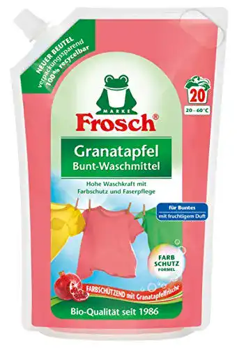 Frosch-Waschmittel Frosch Granatapfel Waschmittel, 5er Pack
