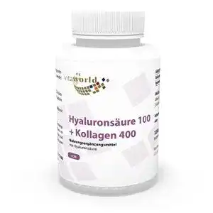 Hyaluron-Kollagen-Kapseln Vita World, 120 Kapseln