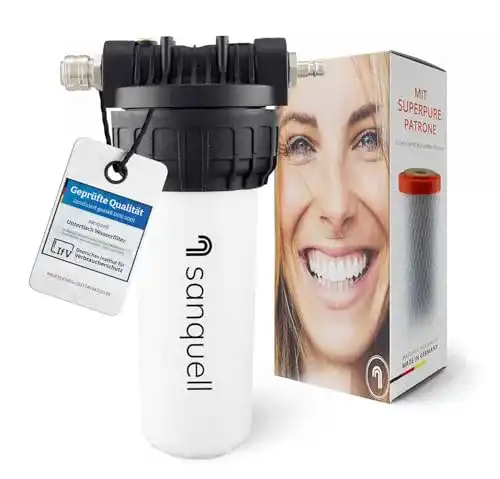 Die beste Aktivkohle-Blockfilter sanquell Untertisch Wasserfilter-Set 2026 Test Bestseller Aktivkohle-Blockfilter sanquell Untertisch Wasserfilter-Set