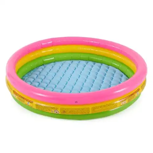 Planschbecken Intex Babypool Sunset Glow, 3-Ring, Ø 147 x 33 cm
