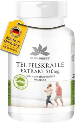 Teufelskralle-Kapseln herba direct Teufelskralle Extrakt – 510mg