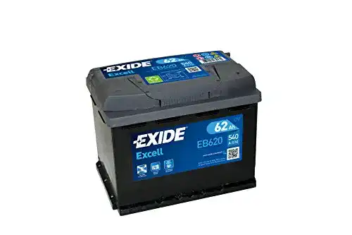 Autobatterie 62 Ah EXIDE EB620 Excell Starterbatterie 12V 62Ah