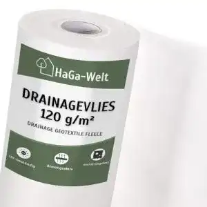 Drainagevlies HaGa ® 2m x 10m, Trennvlies 120g/m² Faservlies