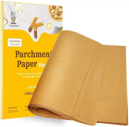 Backpapier katbite Zuschnitte 200 Stück, 23 x 33 cm Braun
