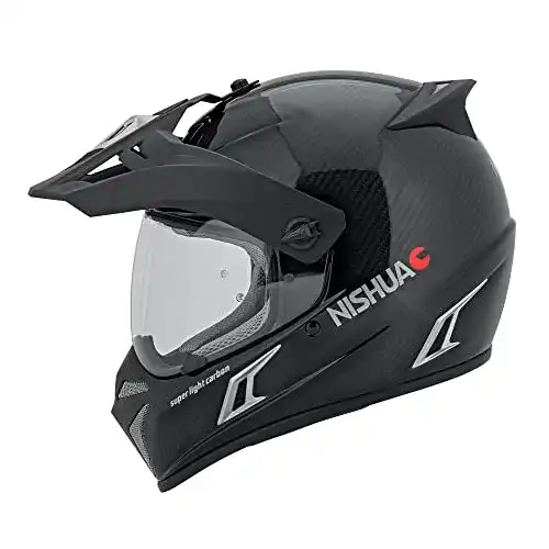 Carbon-Motorradhelm Nishua Enduro Carbon Endurohelm