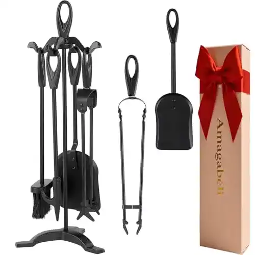 Kaminbesteck Amagabeli Garden Home Amagabeli 5 Stück 64cm