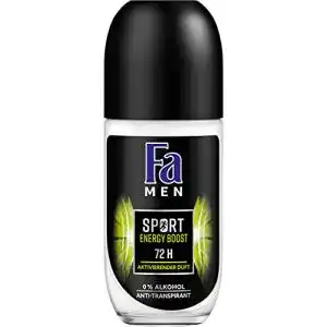 Deo-Roller Herren Fa MEN Deo Roll-on Sport Energy Boost, 6er